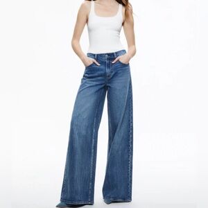 Alice + Olivia Indigo Flare Jeans